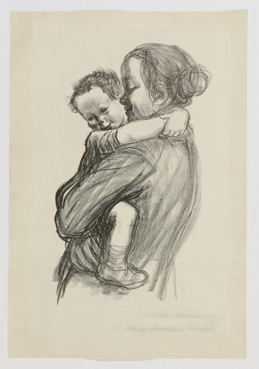K�the Kollwitz: Mutter mit Jungen