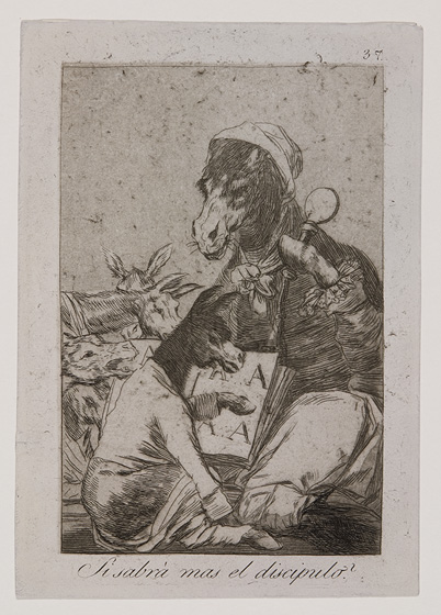 Francisco Goya: Ob der Schüler mehr weiß?