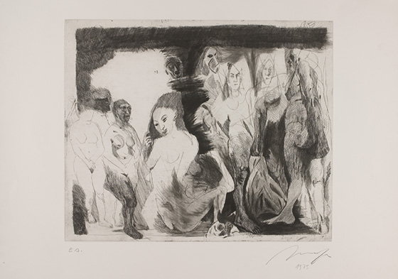 Alfred Hrdlicka, Les Demoiselles d’Avignon (Hommage à Picasso I)