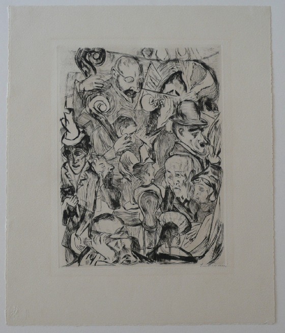 Max Beckmann: Caf�musik - Conzertcaffee