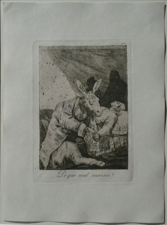Francisco Goya: An welchem Übel wird er sterben?
