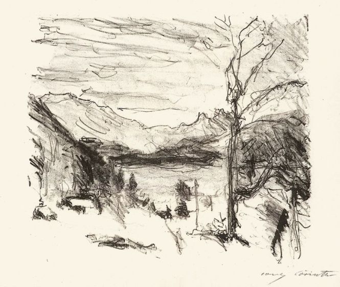 Lovis Corinth: Walchensee im Nebel
