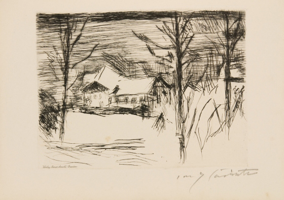 Lovis Corinth: Winter am Walchensee