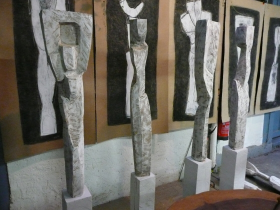 Werner Schlotter: Figuren und Figurenskizzen