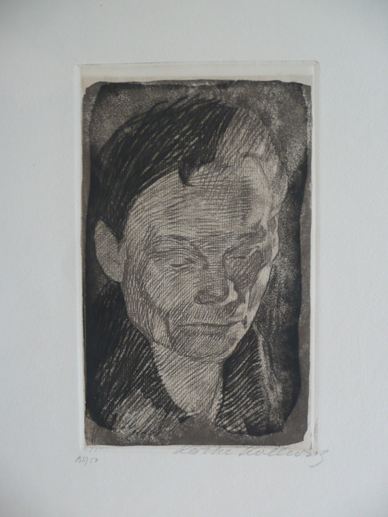 K�the Kollwitz: Frauenkopf
