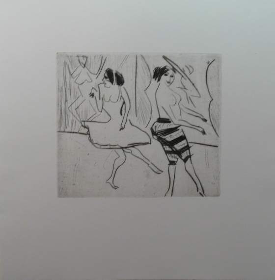 Ernst-Ludwig Kirchner: Tänzerinnen im Atelier