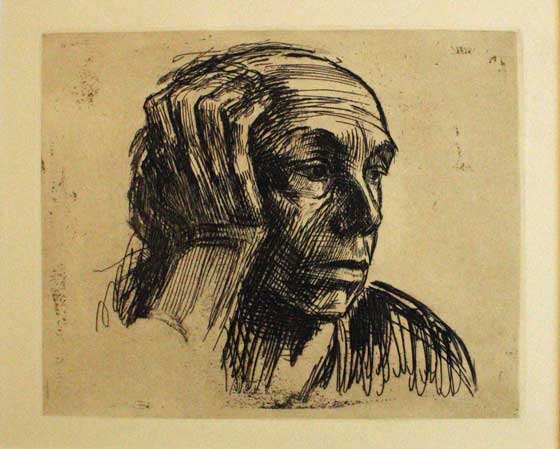 Käthe Kollwitz: Selbstbildnis