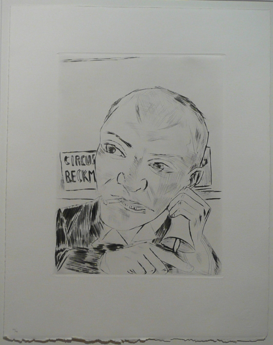 Max Beckmann: Der Ausrufer - Selbstbildnis Circus Beckmann